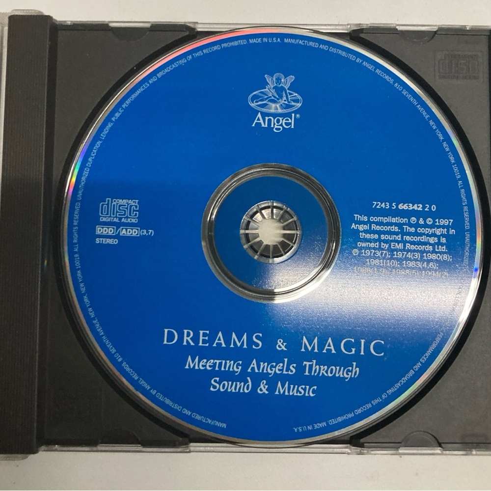 04 CD Dreams & Magic "Meeting Angels Through Sound & Music" CD - Orange Artwork - Picture 3 of 12